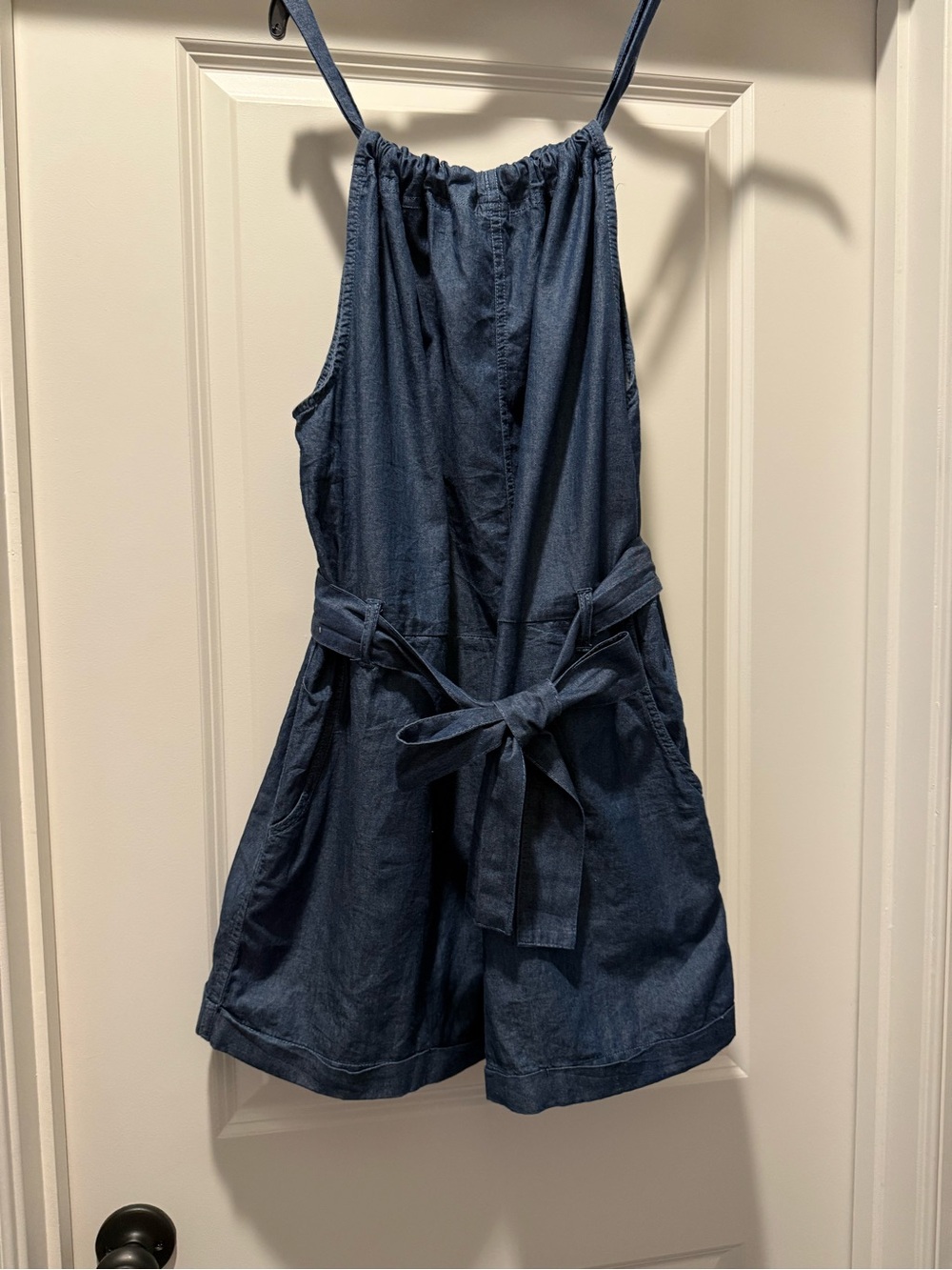Universal Thread Chambray Blue Denim Romper